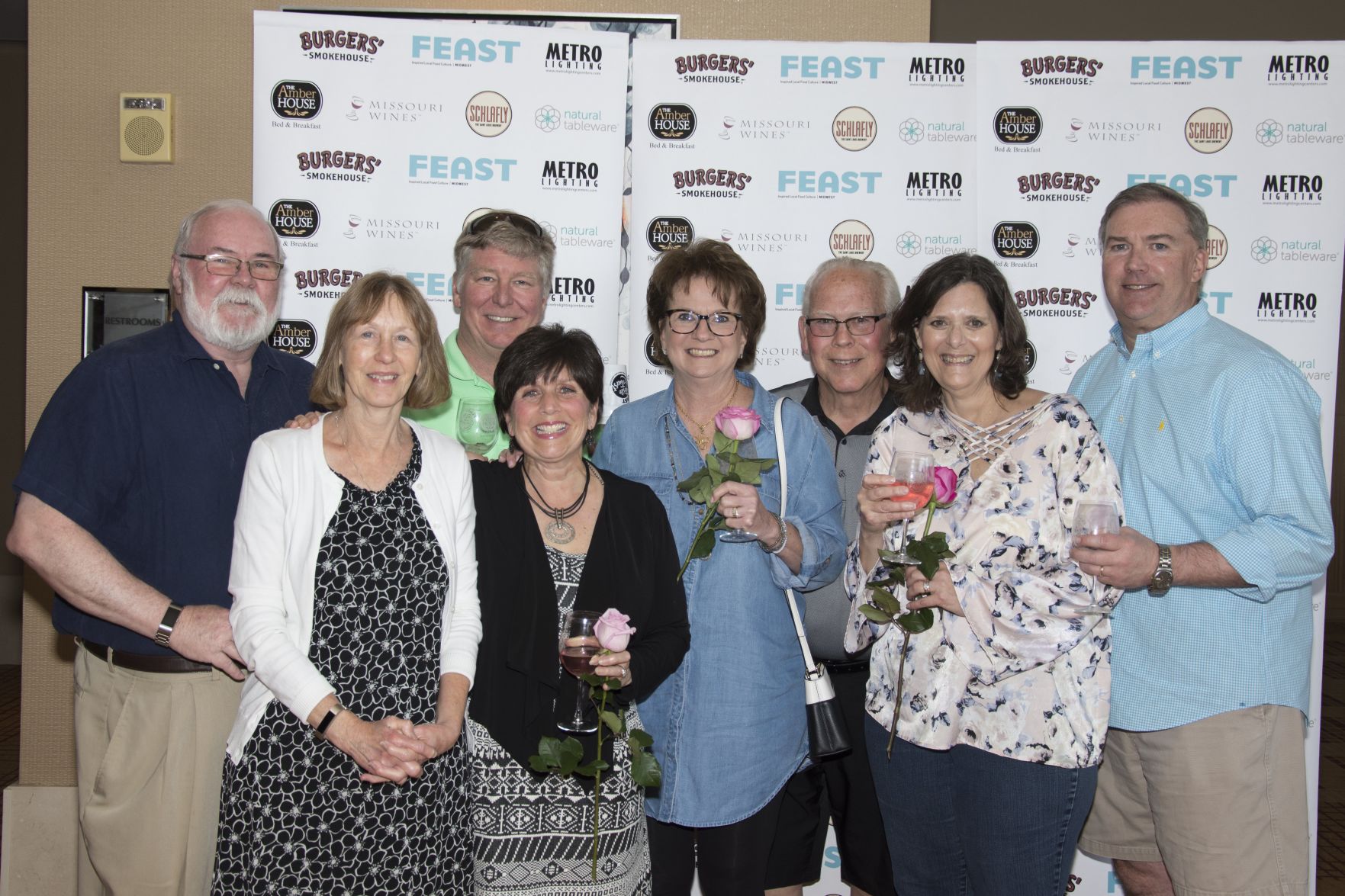 2018 Taste & Toast: Step-and-Repeat Group